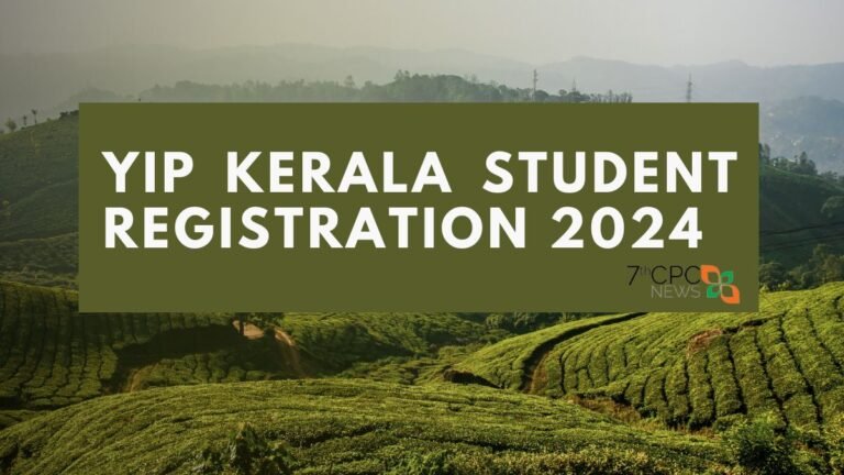 YIP Kerala Student Registration 2024