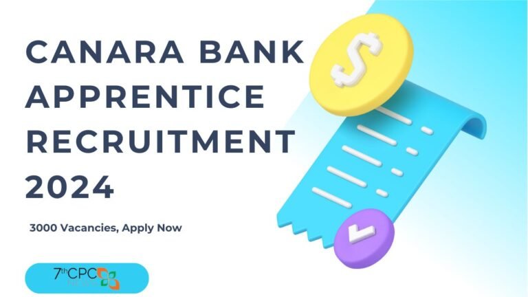 Canara Bank Apprentice Recruitment 2024