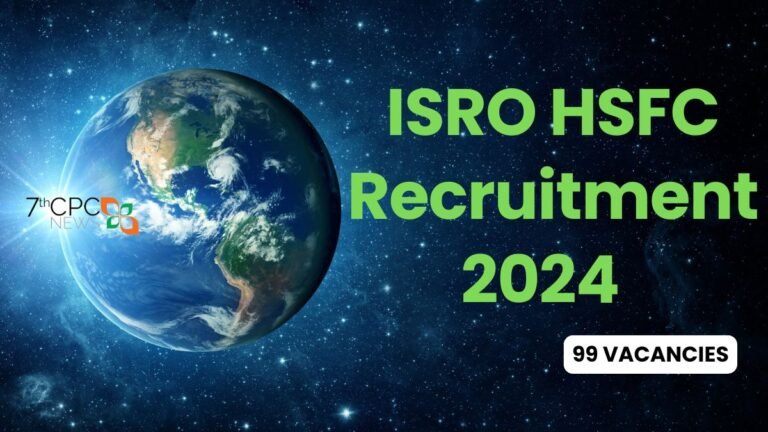 ISRO HSFC Recruitment 2024