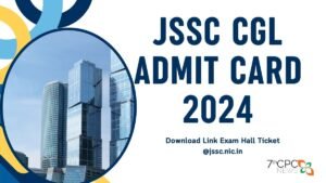 JSSC CGL Admit Card 2024