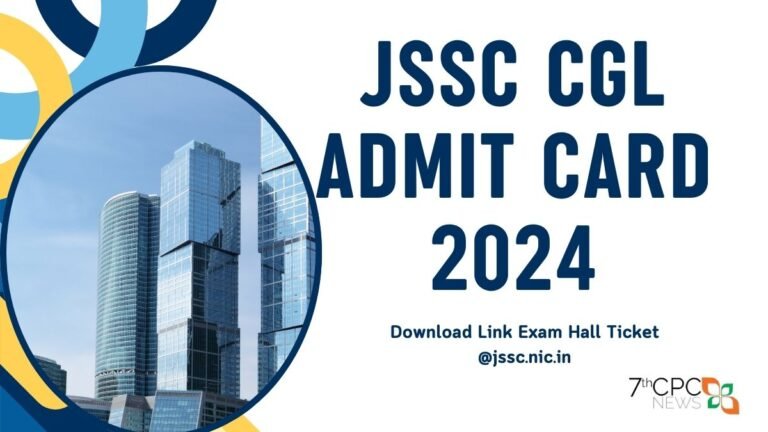 JSSC CGL Admit Card 2024