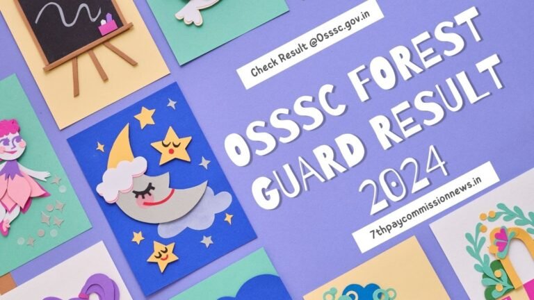 OSSSC Forest Guard Result 2024