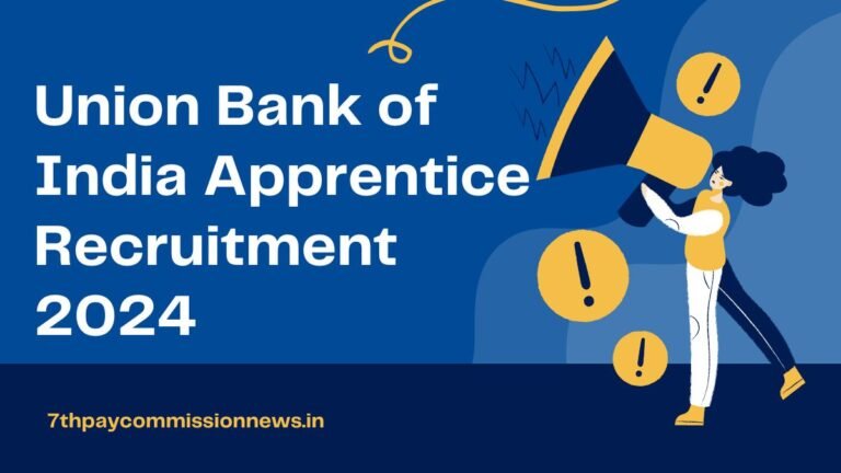 Union Bank of India Apprentice Recruitment 2024