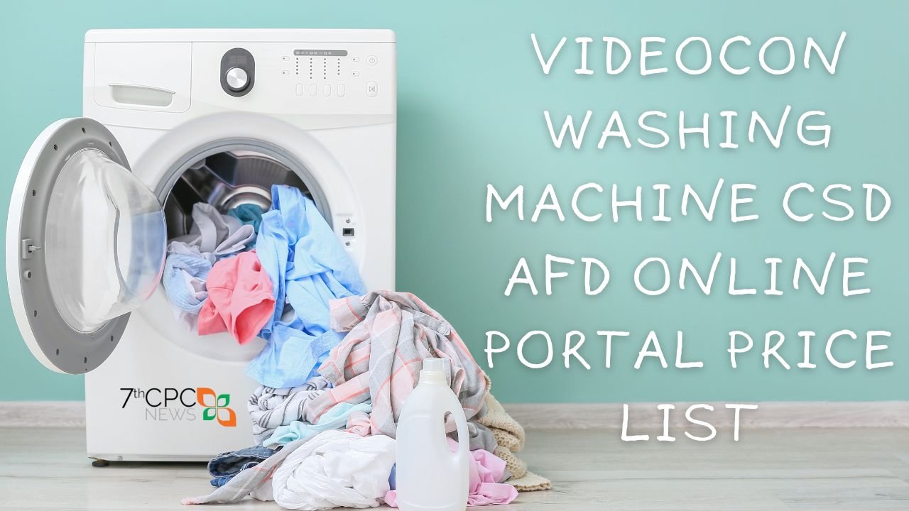 Videocon Washing Machine CSD AFD Online Portal Price List