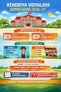 KV School List KV School Admission KV School Fee 2026-2027