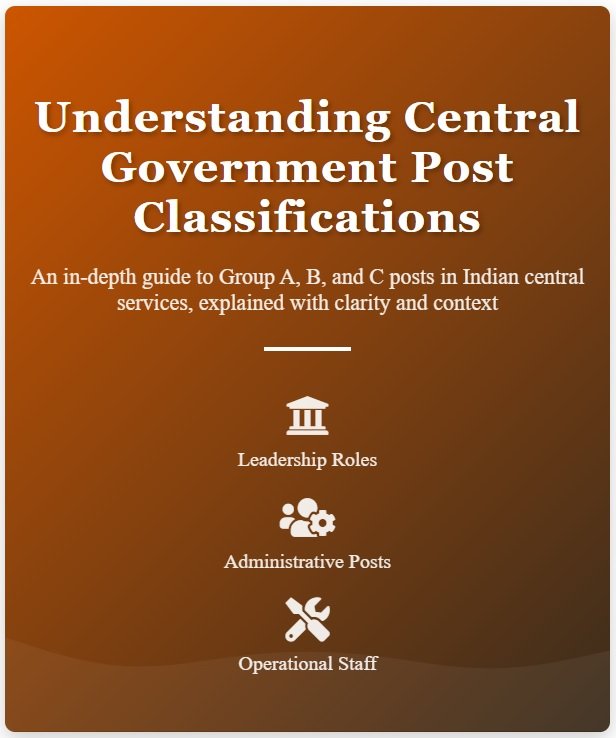 classification of posts in central government service