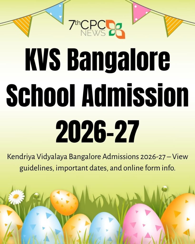 KV Bangalore School Admission 2026-27