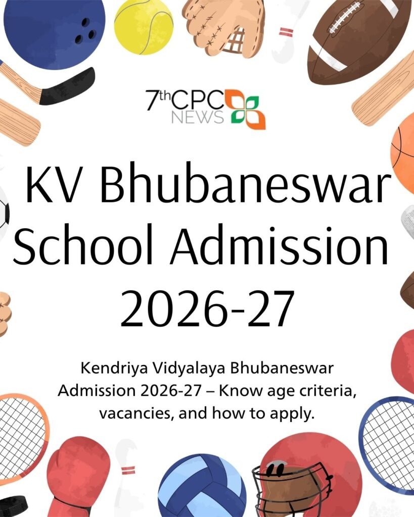 KV Bhubaneswar School Admission 2026-27
