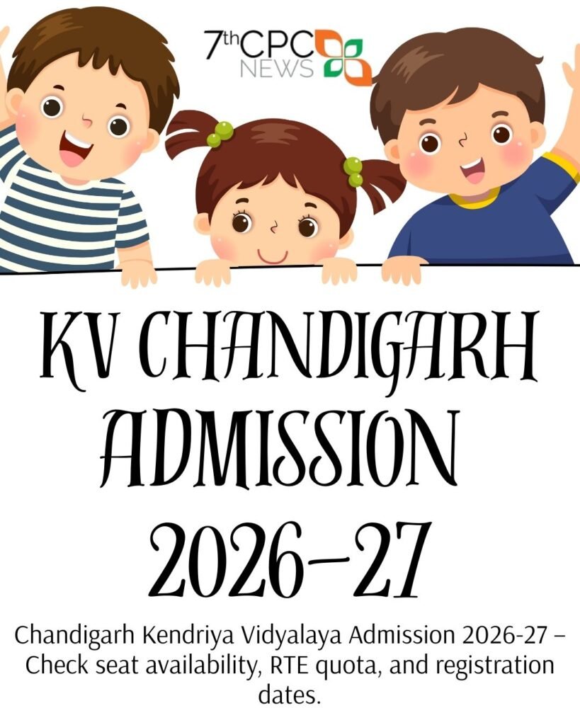 KV Chandigarh School Admission 2026-27