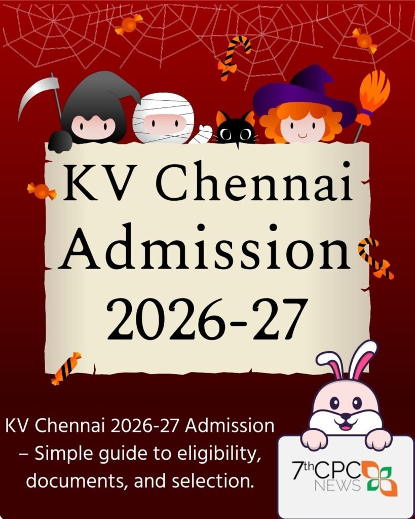 KV Chennai School Admission 2026-27