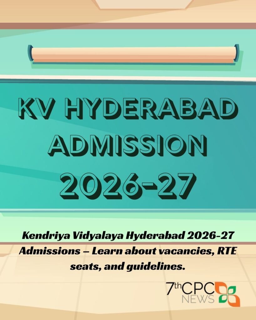 KV Hyderabad School Admission 2026-27