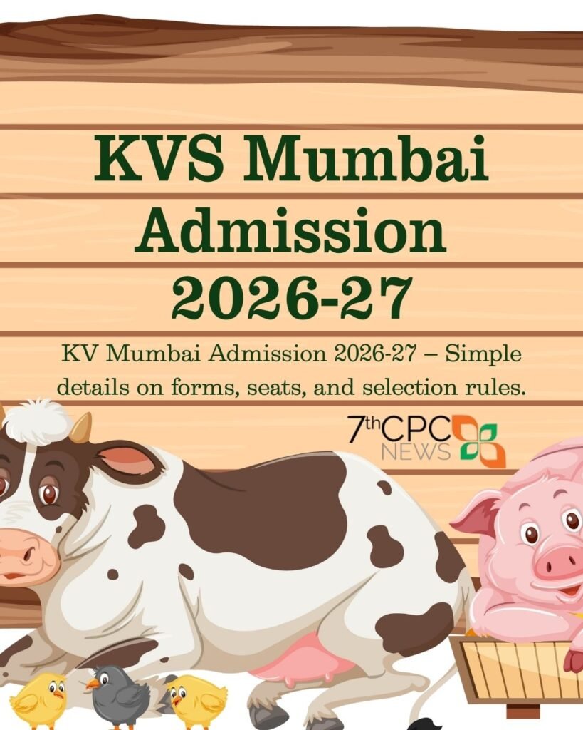 KV Mumbai School Admission 2026-27