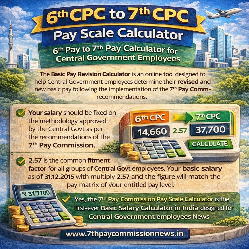 6th to 7th cpc pay scale conversion tool