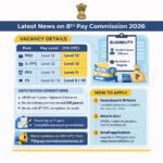 8th Central Pay Commission Latest News 2026 vacancy circular
