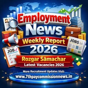 Employment News Weekly Report 2026