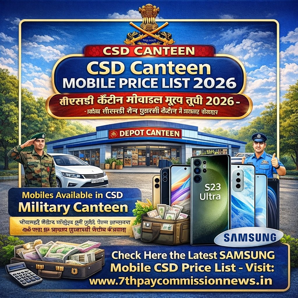 mobile phone availability and price list in csd canteen 2026