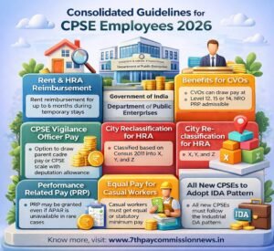reimbursement of rent and hra for cpse employees 2026